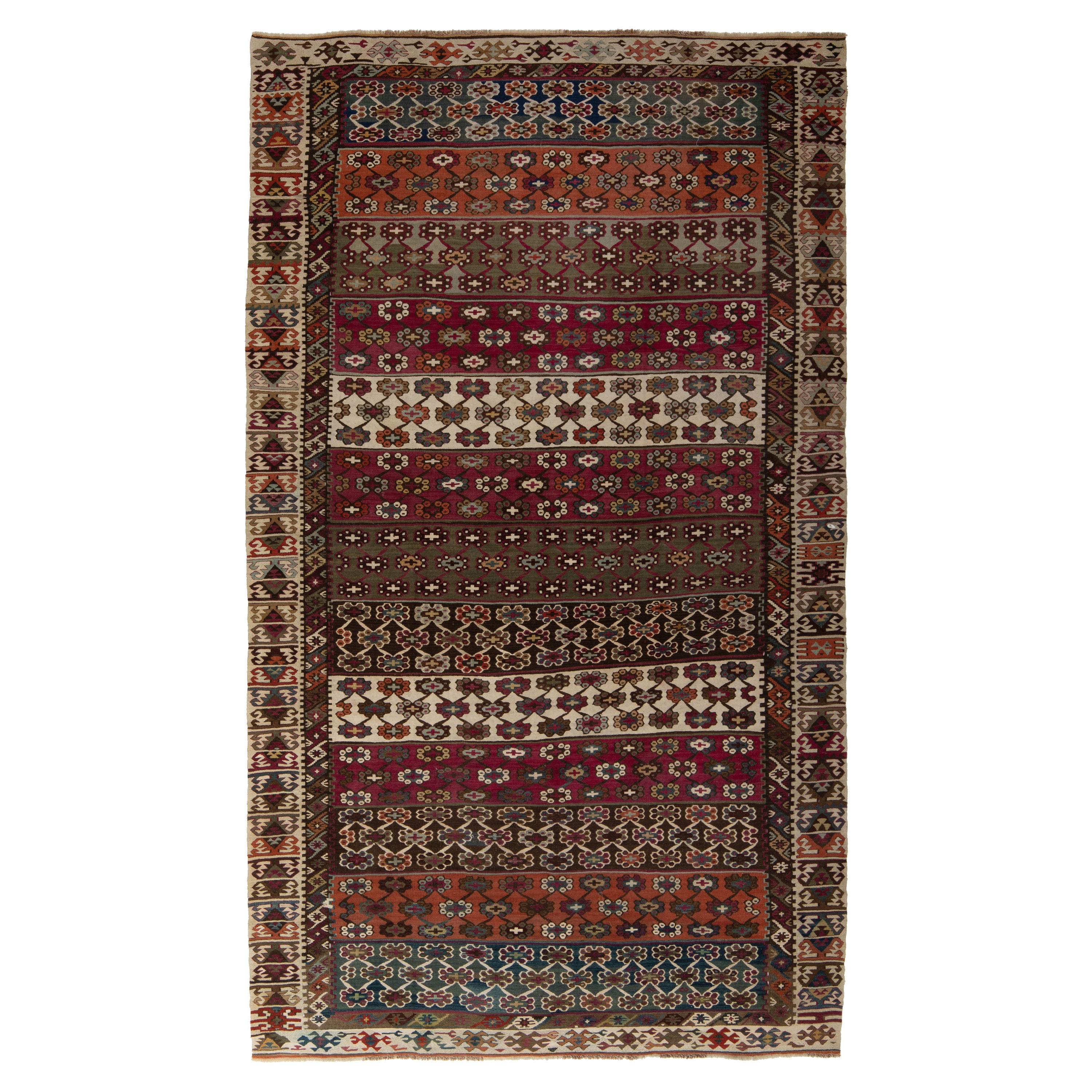 Anatolian Wool Kilim - 06'05" x 10'09" Default Title