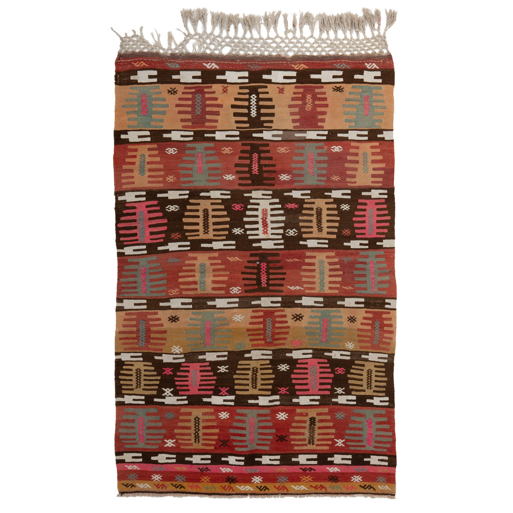 Anatolian Wool Kilim - 03'04" x 05'01" Default Title