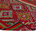 Vintage Flatweave Wool Turkish Kilim - 6'7" x 11'6"