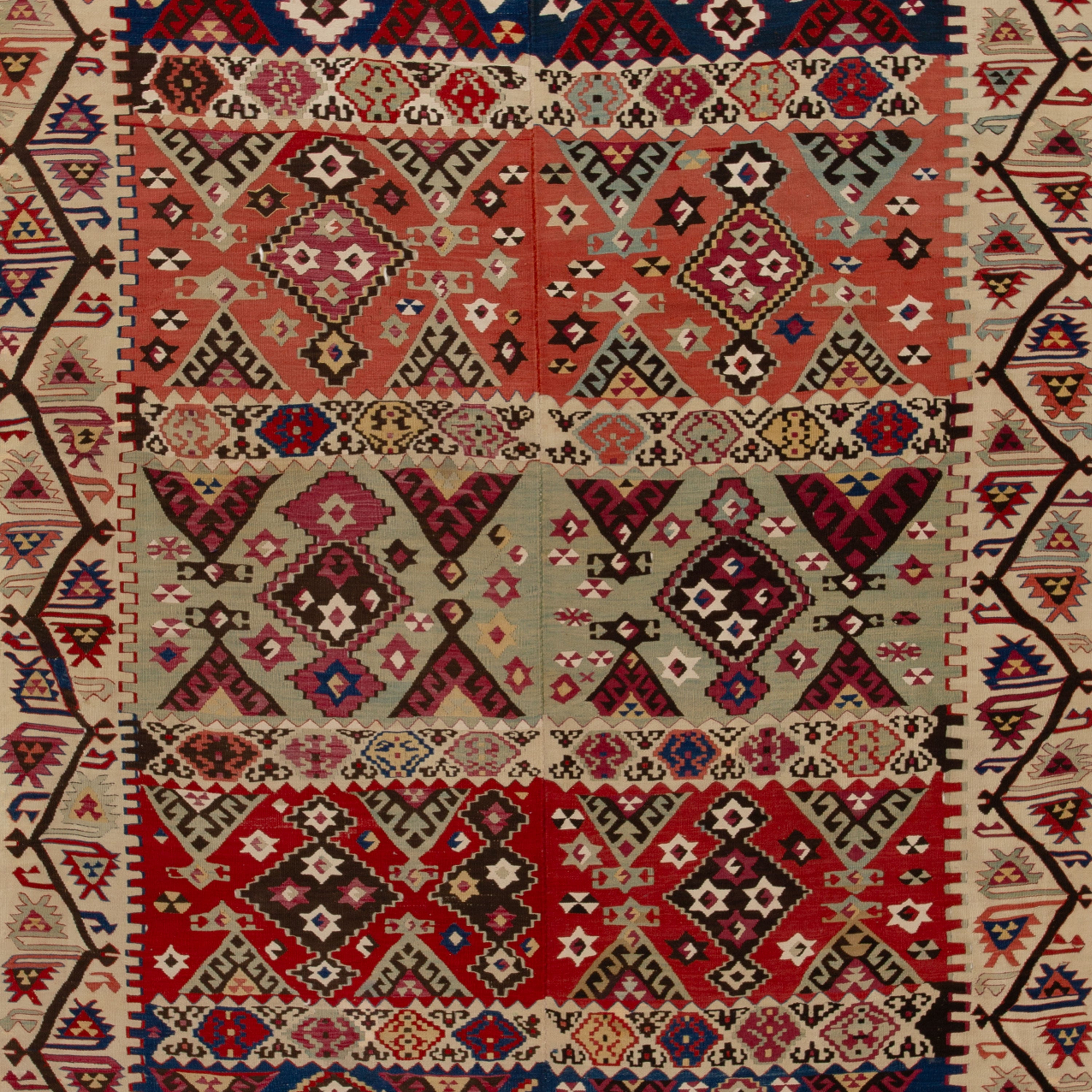 Vintage Flatweave Wool Turkish Kilim Runner - 5'3" x 13'1"