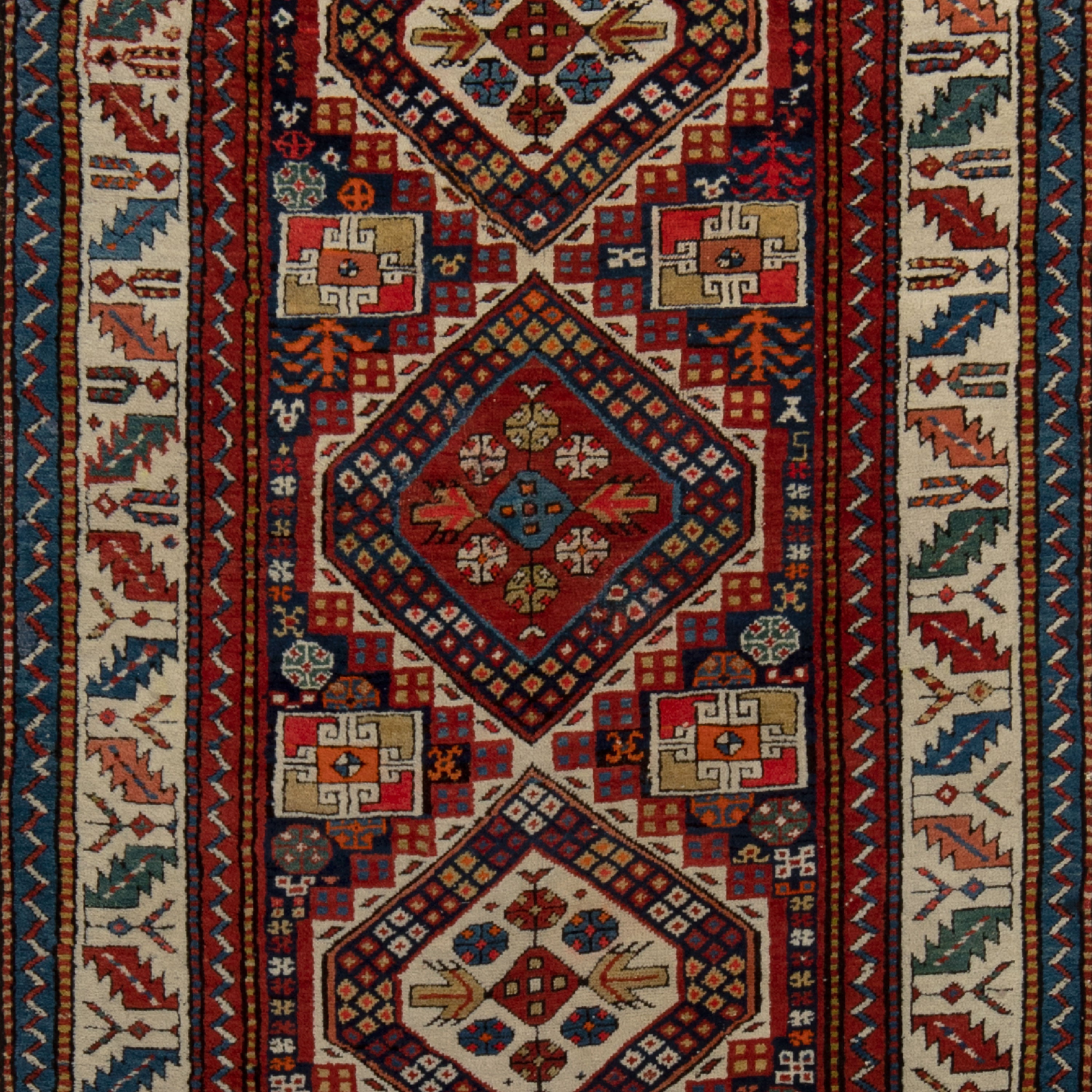 Traditional Wool Rug - 3'07" x 8'02" Default Title