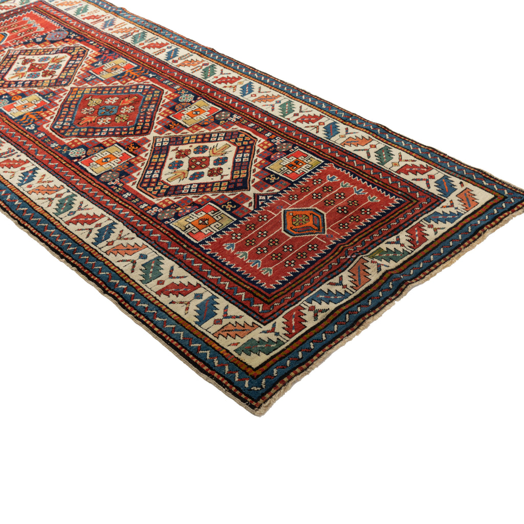 Traditional Wool Rug - 3'07" x 8'02" Default Title