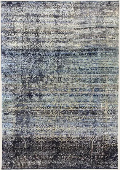 Blue Alchemy Transitional Wool Silk Blend Rug - 11' x 15'