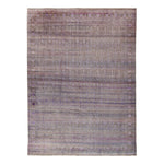 Purple Transitional Wool Silk Blend Rug - 11' x 15'