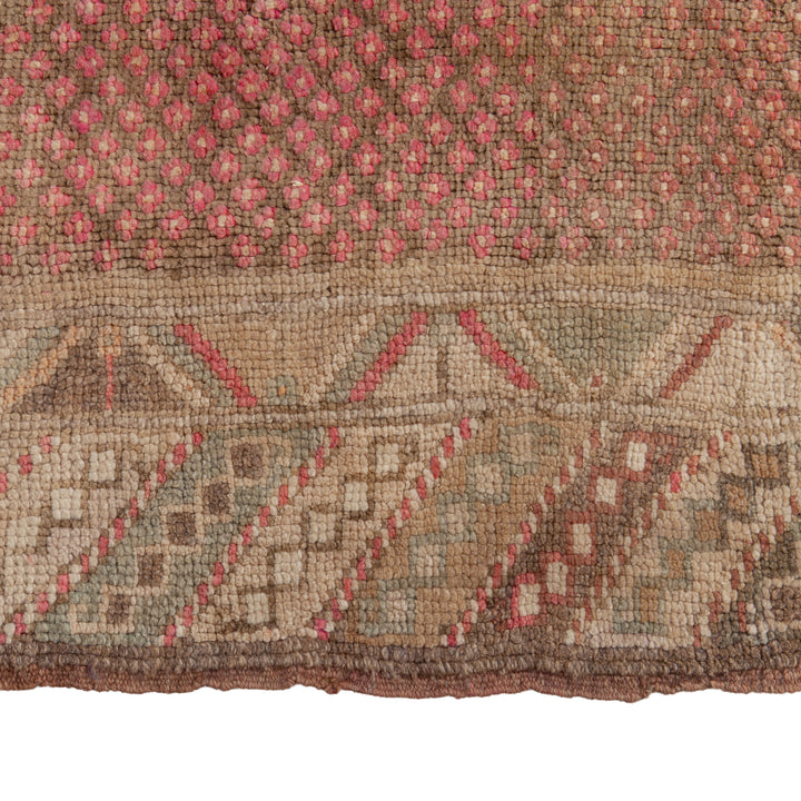 Vintage Traditional Anatolian Wool Rug - 6'2" x 13'7"