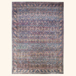 Purple Transitional Silk Rug - 9' x 13'