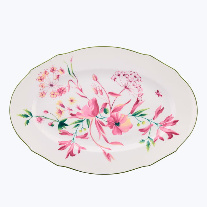 Florenza Oval Flat Platter