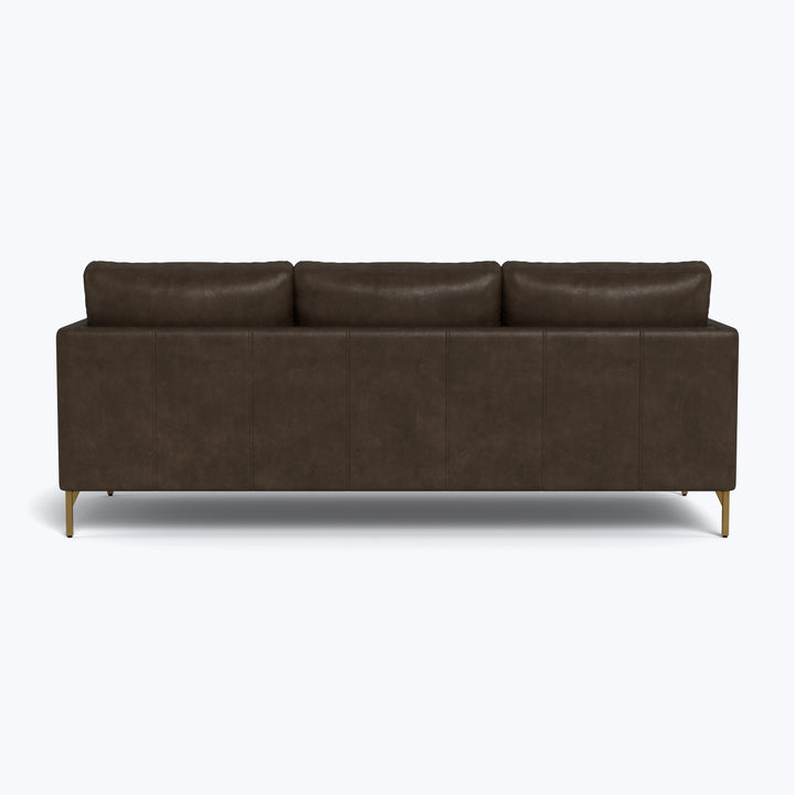 Hannah Leather 86" Three Seat Sofa