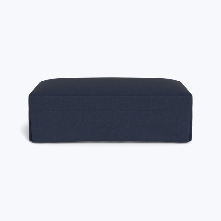 Martha's Vineyard Slipped Large Ottoman