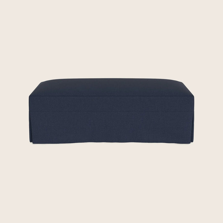 Martha's Vineyard Slipped Ottoman
