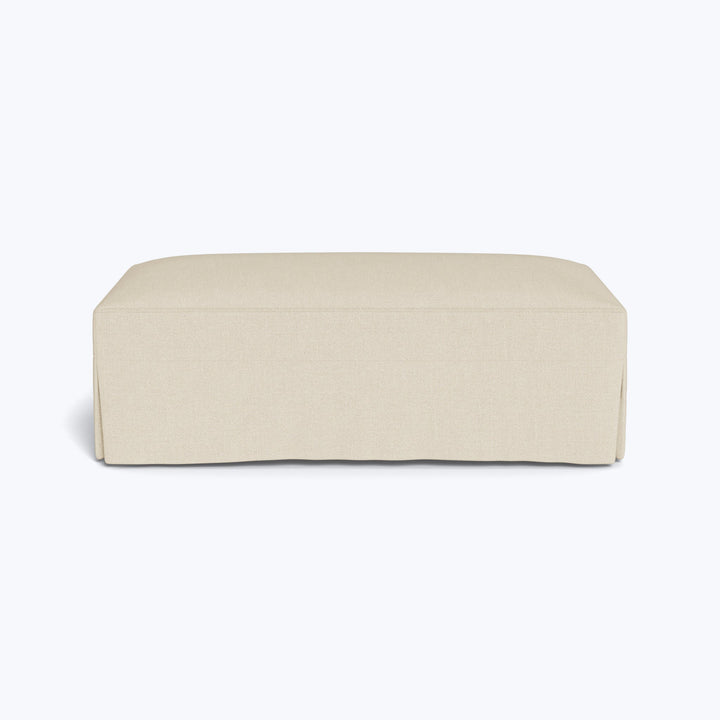 Martha's Vineyard Slipped Large Ottoman