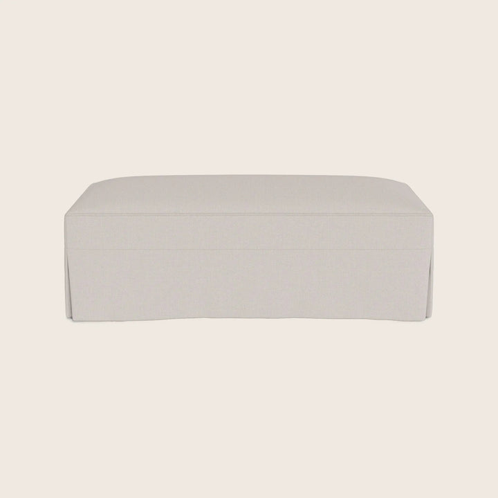 Martha's Vineyard Slipped Ottoman