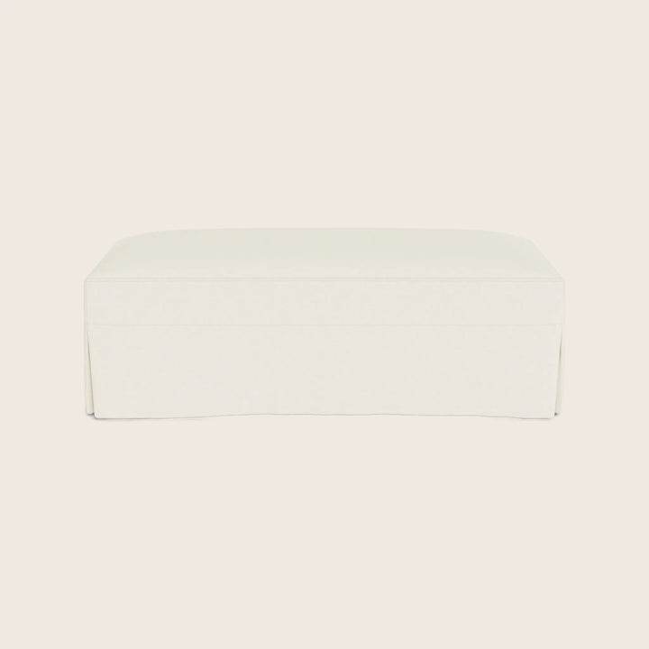 Martha's Vineyard Slipped Ottoman