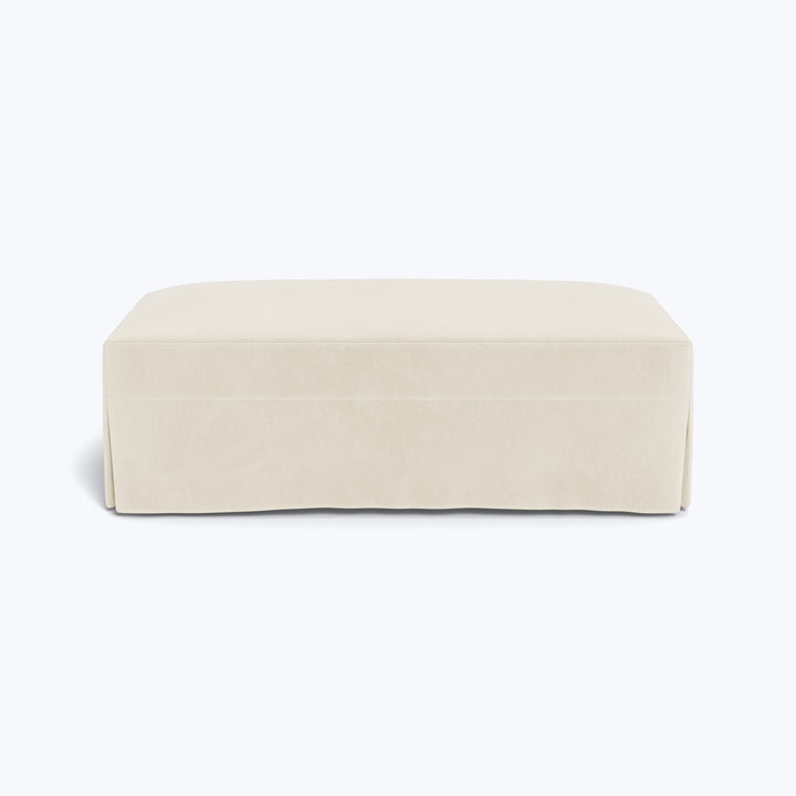 Martha's Vineyard Slipped Large Ottoman