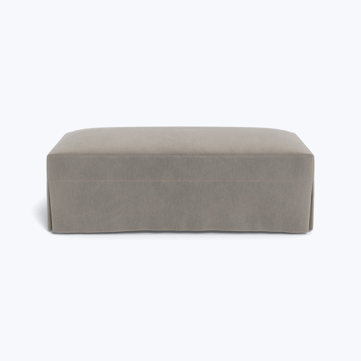 Martha's Vineyard Slipped Large Ottoman