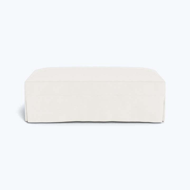 Martha's Vineyard Slipped Storage Ottoman