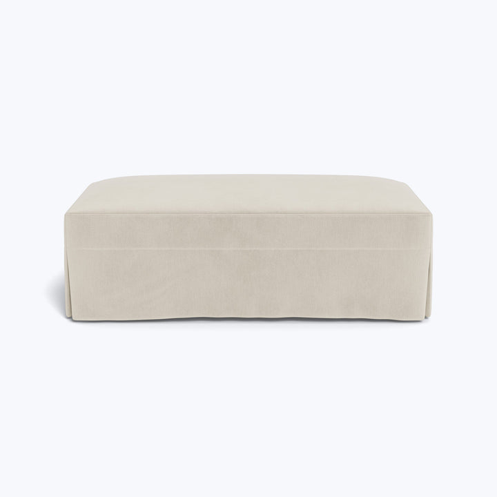 Martha's Vineyard Slipped Large Ottoman