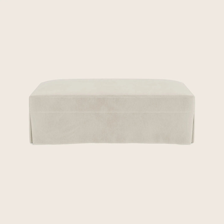 Martha's Vineyard Slipped Ottoman