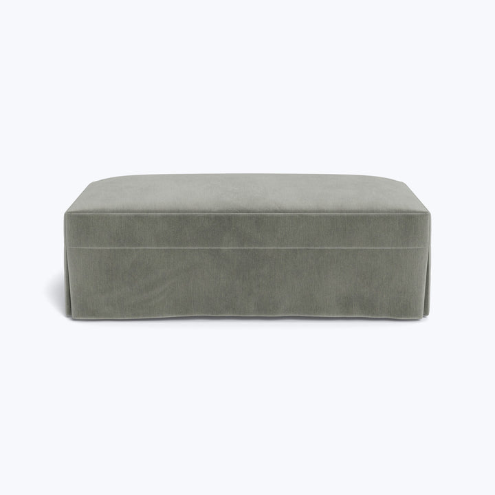 Martha's Vineyard Slipped Large Ottoman