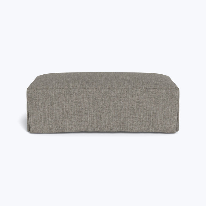 Martha's Vineyard Slipped Large Ottoman