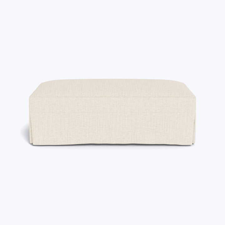 Martha's Vineyard Slipped Large Ottoman
