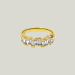 18k Baguette Diamond Band