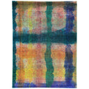 Multicolored Alchemy Traditional Silk Rug - 7'10" x 11'