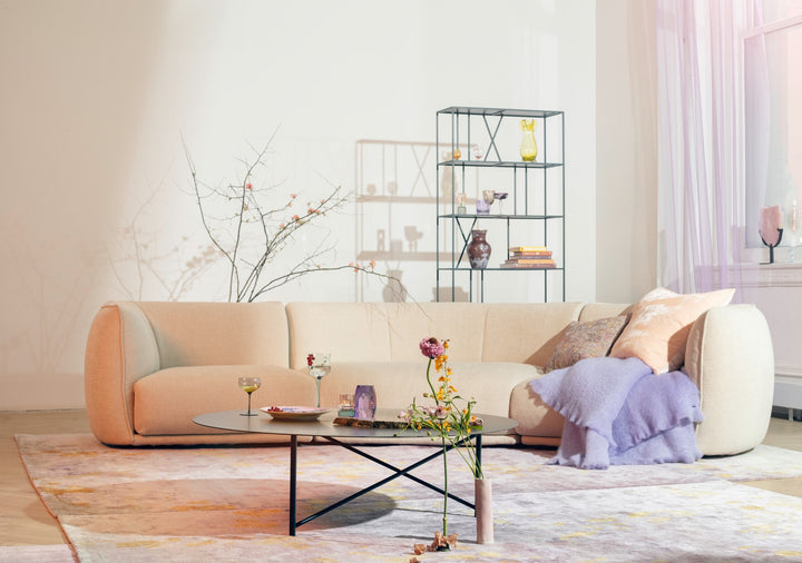 Vela Piping 3 Piece Sofa