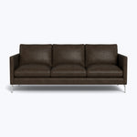 Hannah Leather 86" Three Seat Sofa