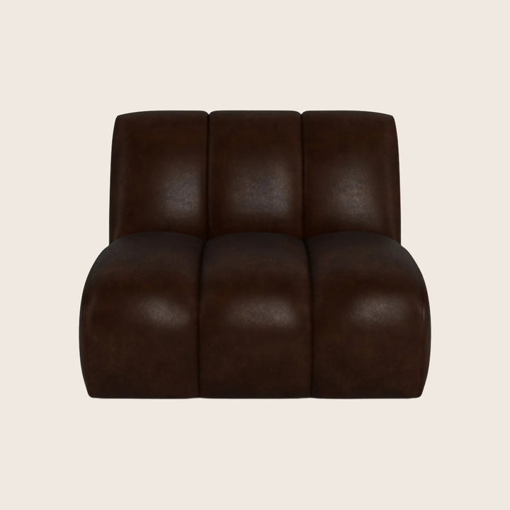Grove Street Leather Armless Chair