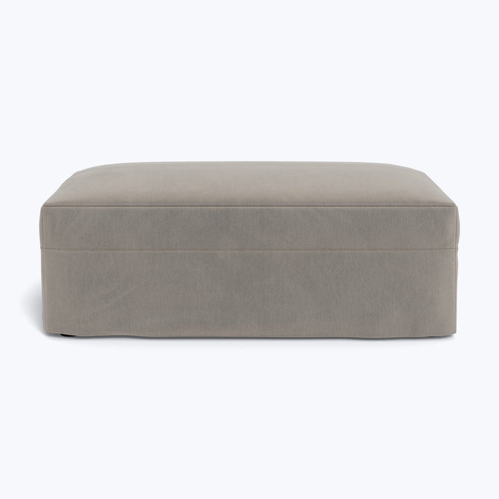 Watermill Slipped Large Ottoman