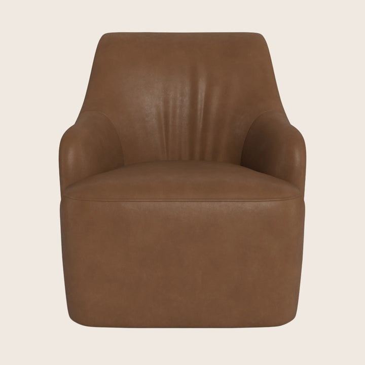 Saratoga Leather Swivel Chair