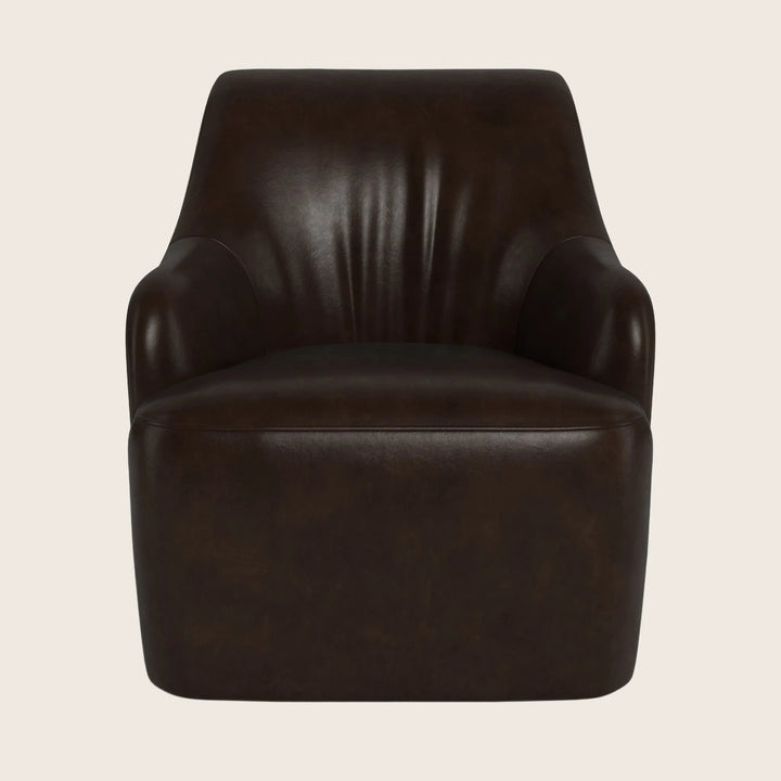 Saratoga Leather Swivel Chair