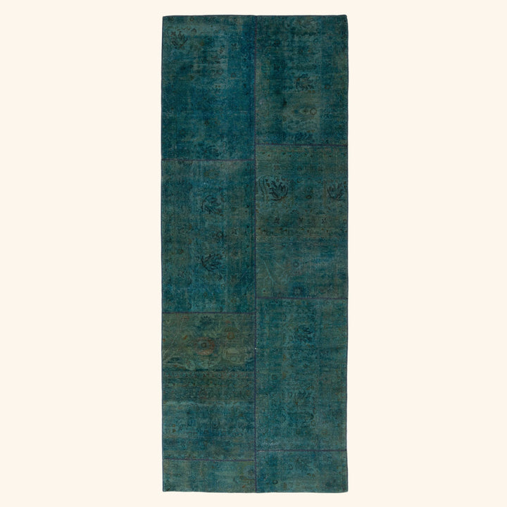 Patchwork Wool Rug - 4'04" x 11' Default Title