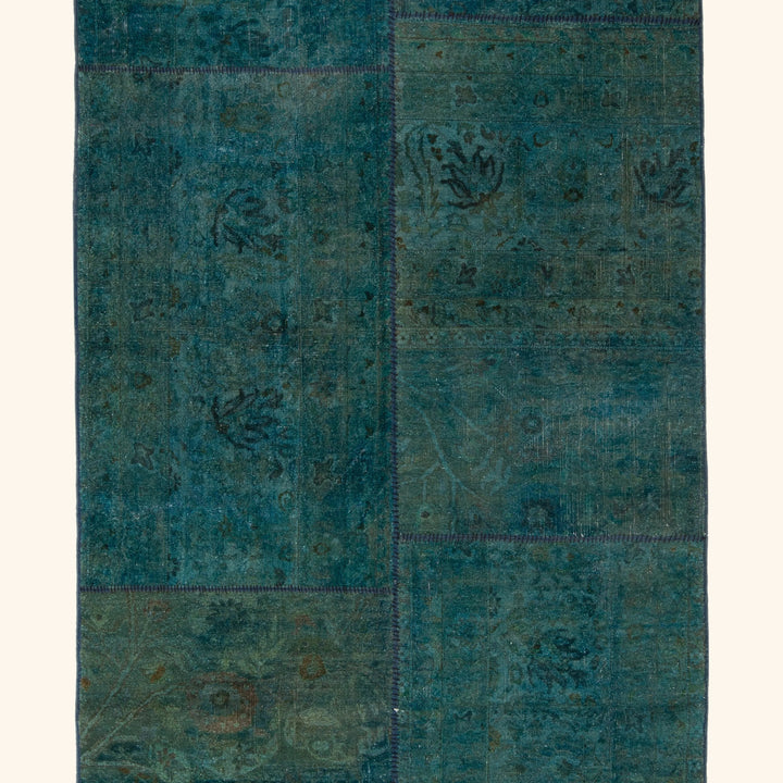 Patchwork Wool Rug - 4'04" x 11' Default Title
