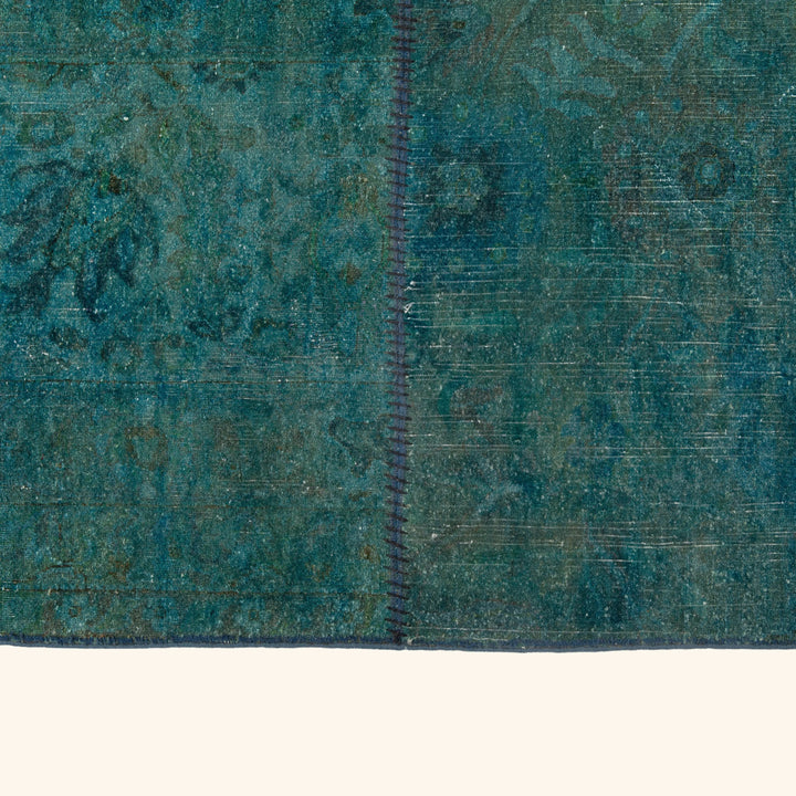 Patchwork Wool Rug - 4'04" x 11' Default Title