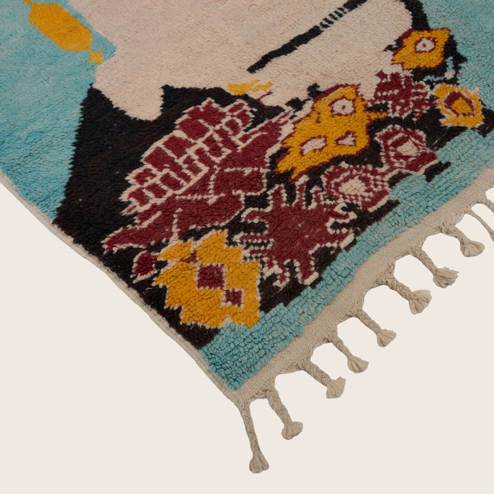 Moroccan Wool Rug - 6'03" x 9'06"