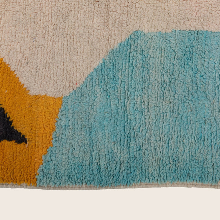 Moroccan Wool Rug - 6'03" x 9'06"