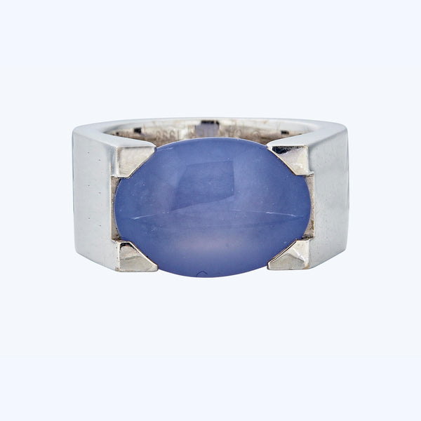 18Kw Cartier Contemporary Cabochon Ring