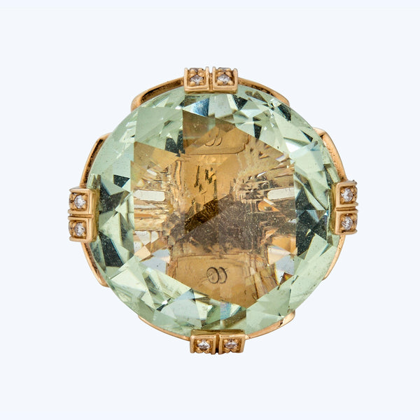18Ky Bulgari Vintage Semi Precious Ring