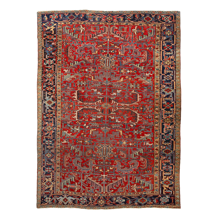 Multi Vintage Traditional Wool Rug - 7'7" x 10'10" Default Title