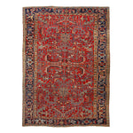 Multi Vintage Traditional Wool Rug - 7'7" x 10'10" Default Title