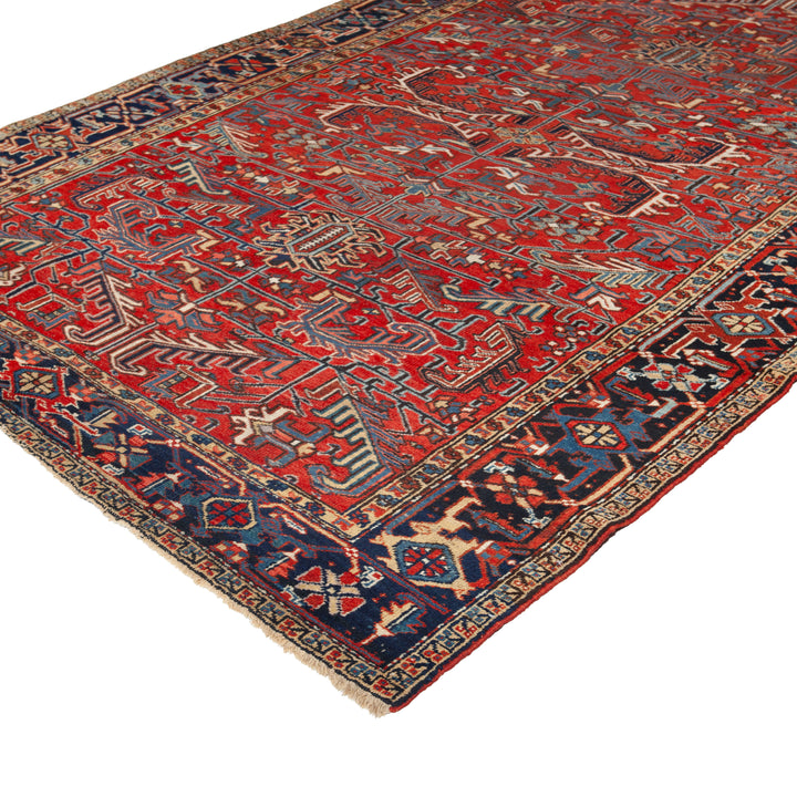 Multi Vintage Traditional Wool Rug - 7'7" x 10'10" Default Title