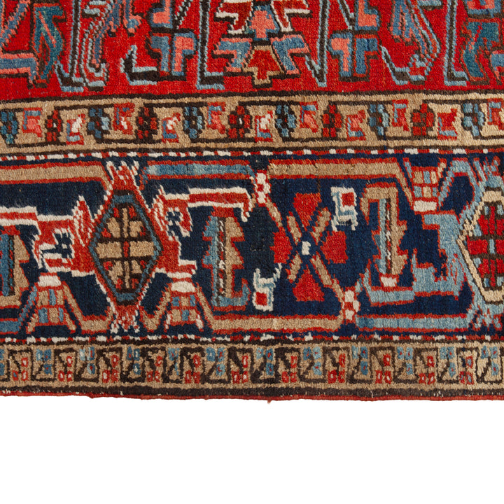 Multi Vintage Traditional Wool Rug - 7'7" x 10'10" Default Title