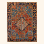 Multi Vintage Traditional Wool Rug - 8'8" x 11'10" Default Title