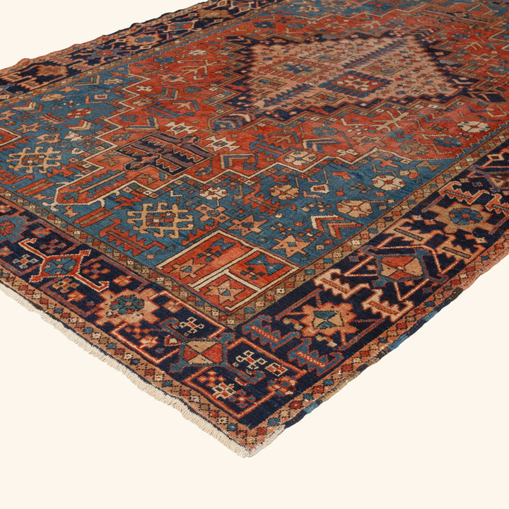 Multi Vintage Traditional Wool Rug - 8'8" x 11'10" Default Title