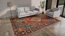 Multicolored Vintage Traditional Wool Rug - 8'8" x 11'10"