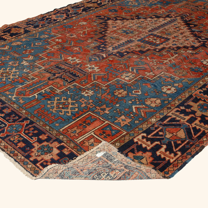Multi Vintage Traditional Wool Rug - 8'8" x 11'10" Default Title