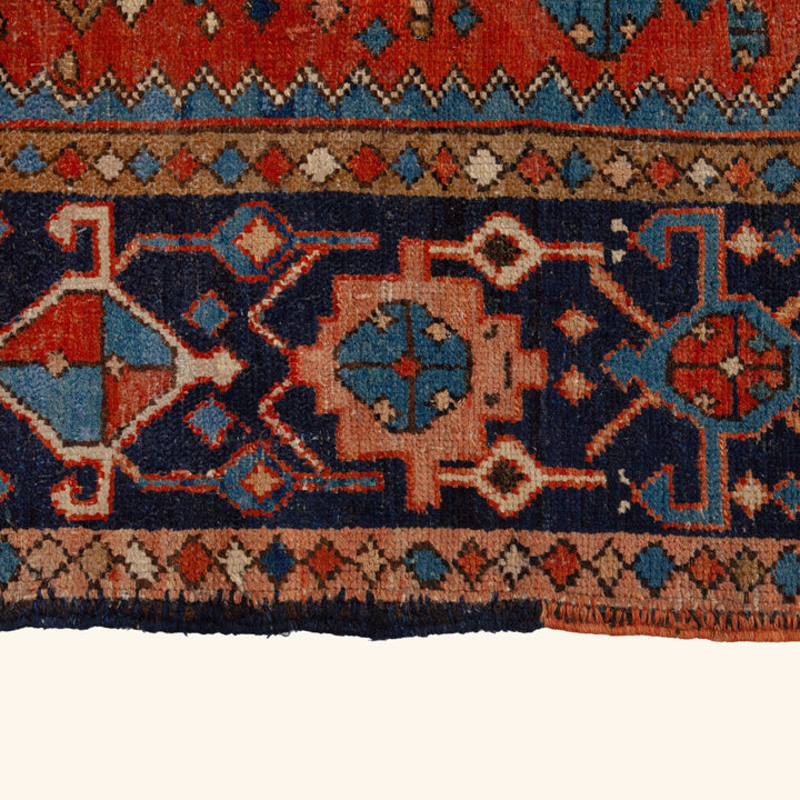 Multi Vintage Traditional Wool Rug - 8'8" x 11'10" Default Title