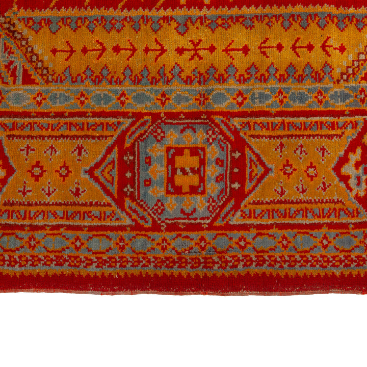 Red Vintage Traditional Wool Rug - 8'4" x 9' Default Title